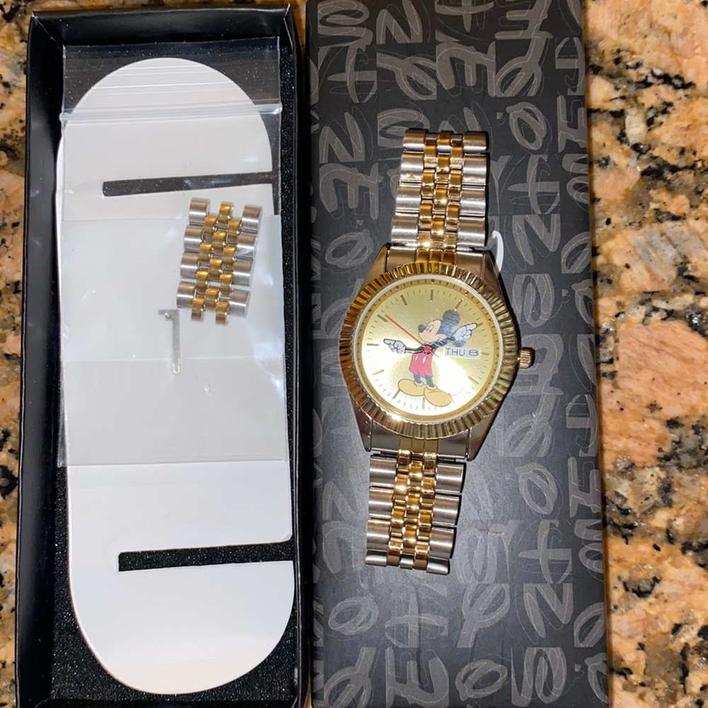 ✨Disney Watch - Mickey Mouse • Two Tone  Watch